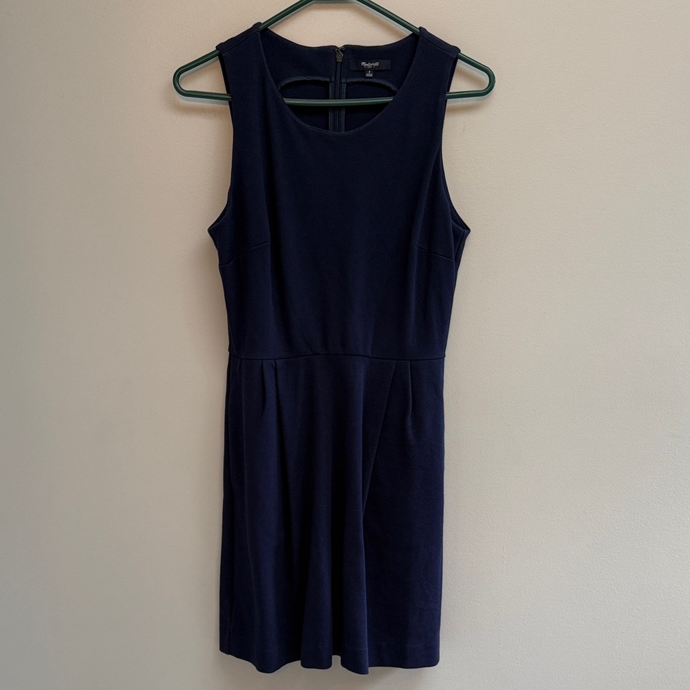 Madewell Navy Sleeveless Dress